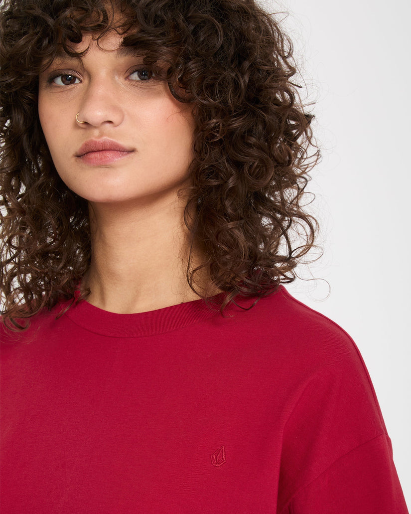Stone Blanks Up T-Shirt - Deep Red
