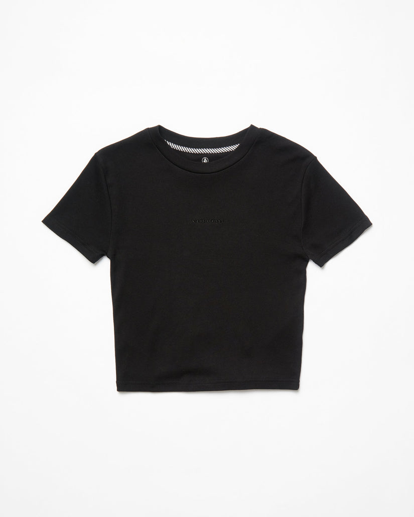 Volcomstone Tight Crop-Top - Black