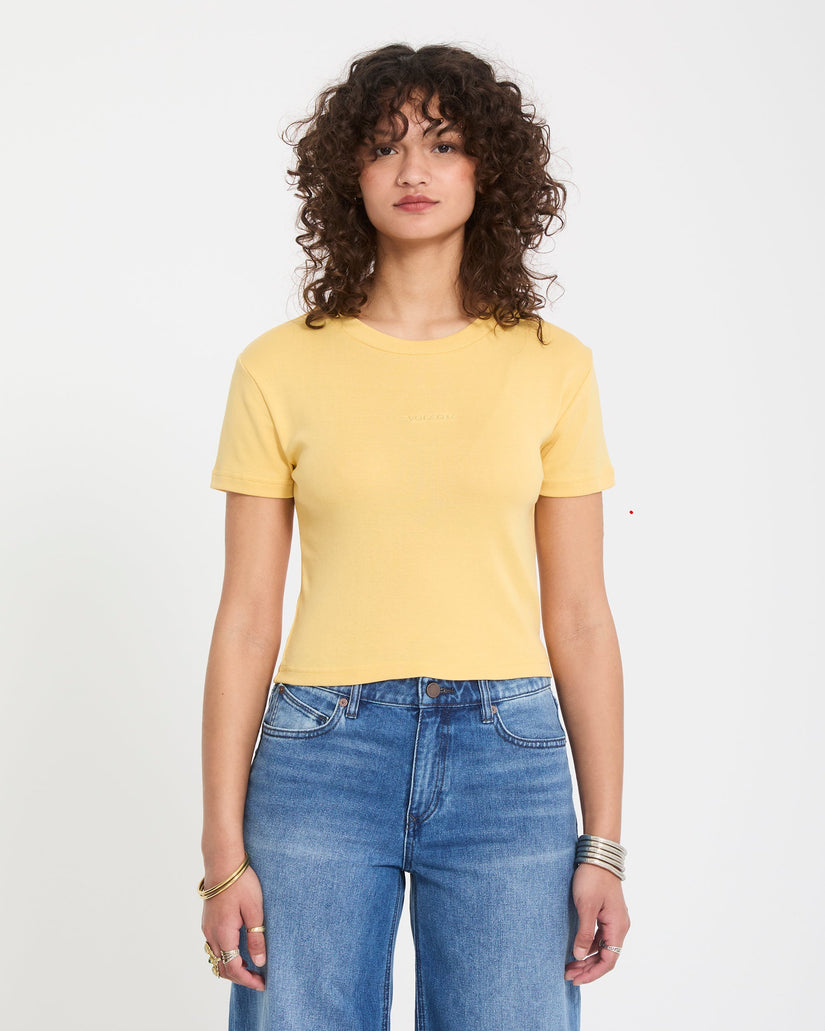 Volcomstone Tight Crop-Top - Sunburst