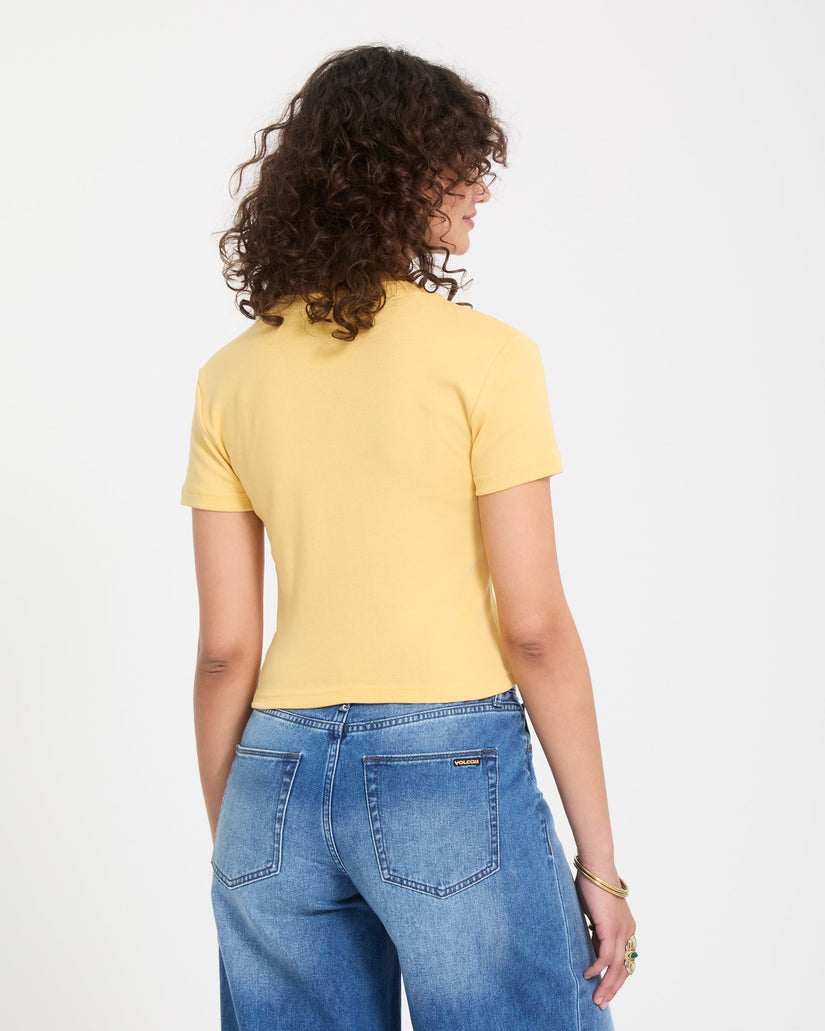 Volcomstone Tight Crop-Top - Sunburst