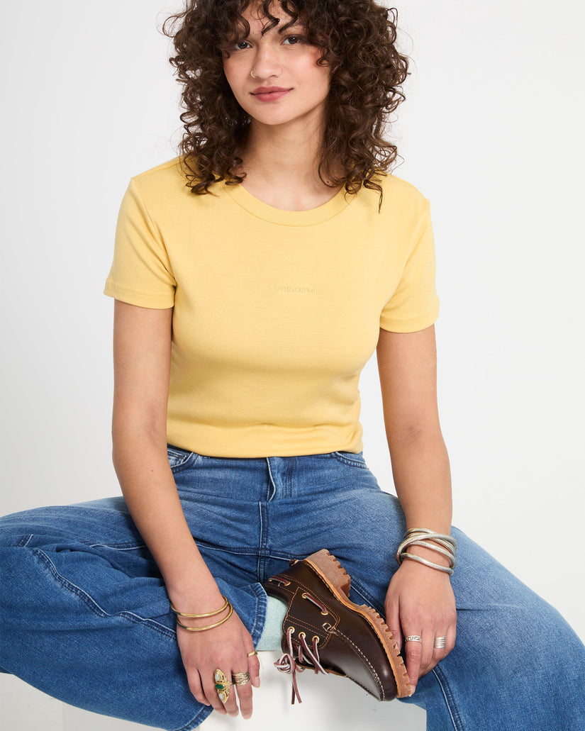 Volcomstone Tight Crop-Top - Sunburst