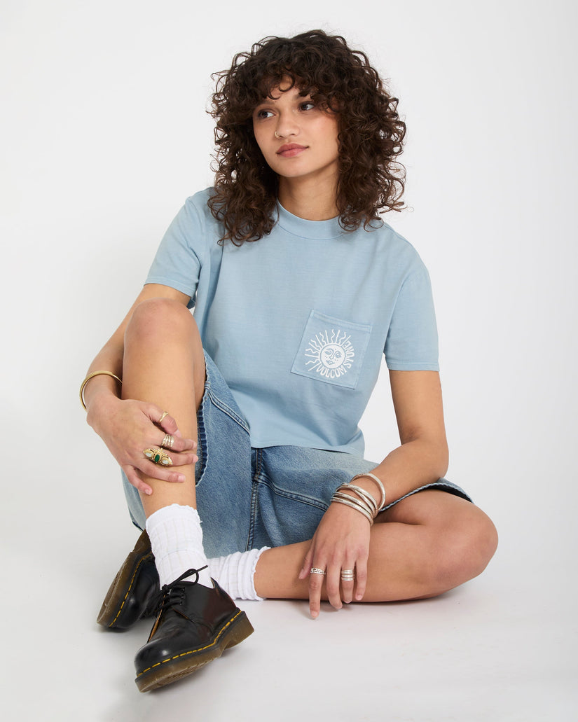 Pocket Dial T-Shirt - Cali Blue