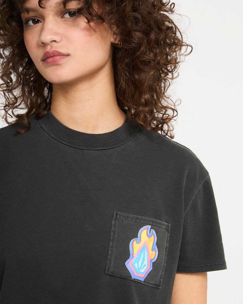 Pocket Dial T-Shirt - Vintage Black