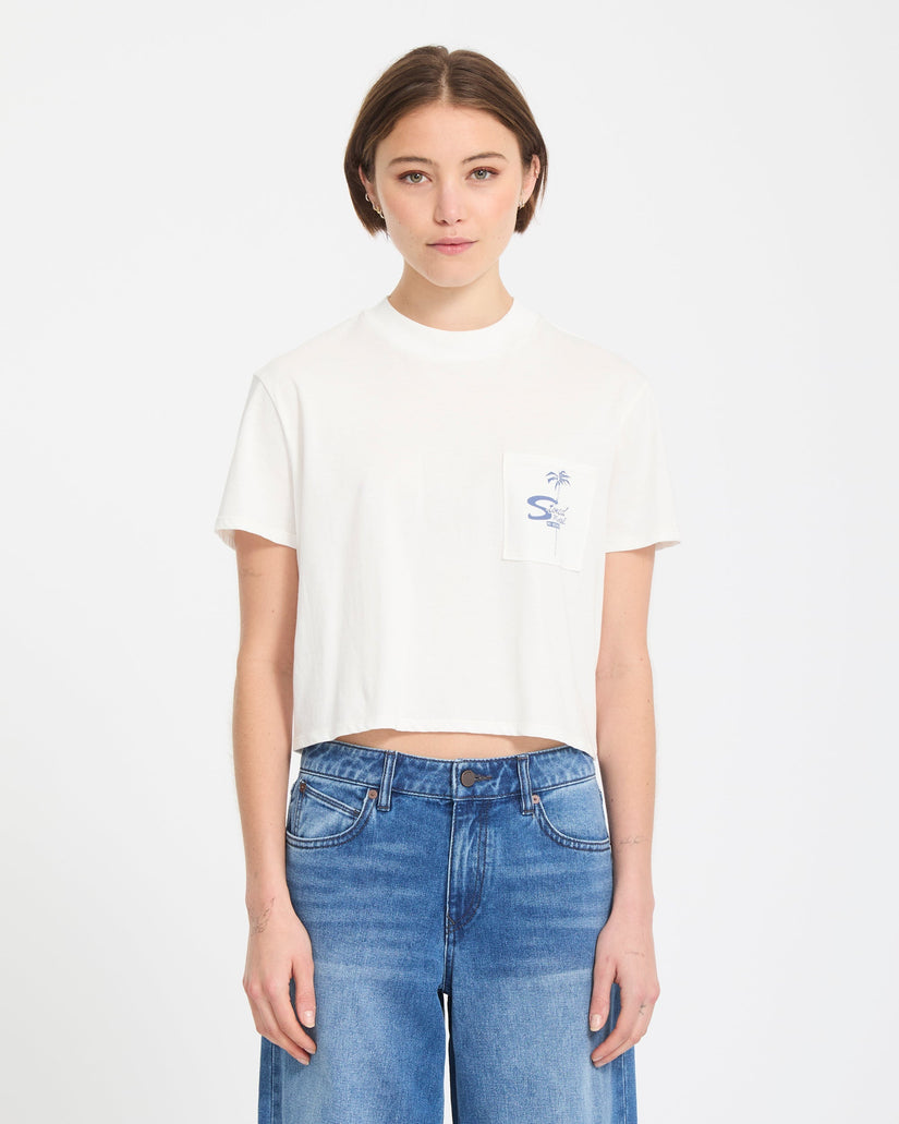 Pocket Dial T-Shirt - Vintage White