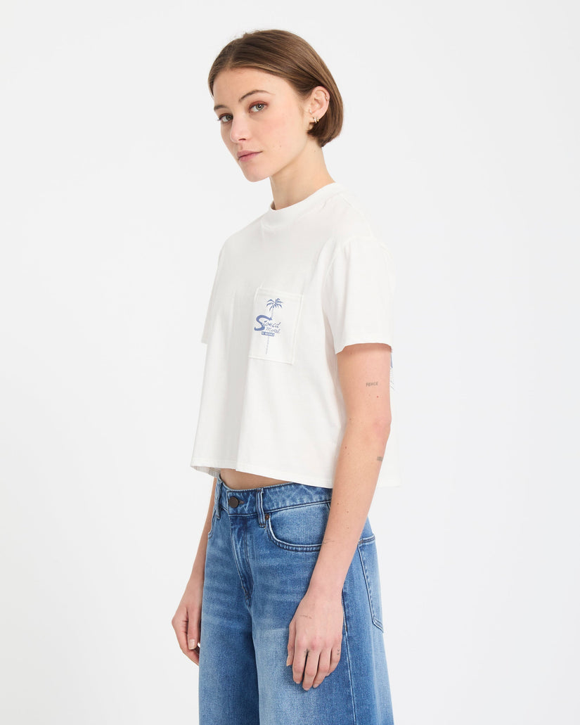 Pocket Dial T-Shirt - Vintage White