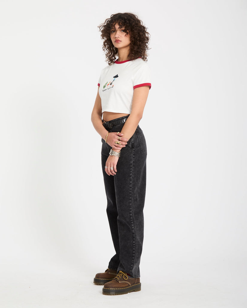 Mickey Mason Crop-Top - Off White