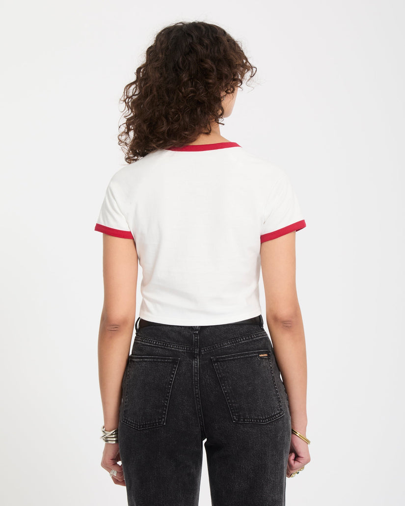 Mickey Mason Crop-Top - Off White