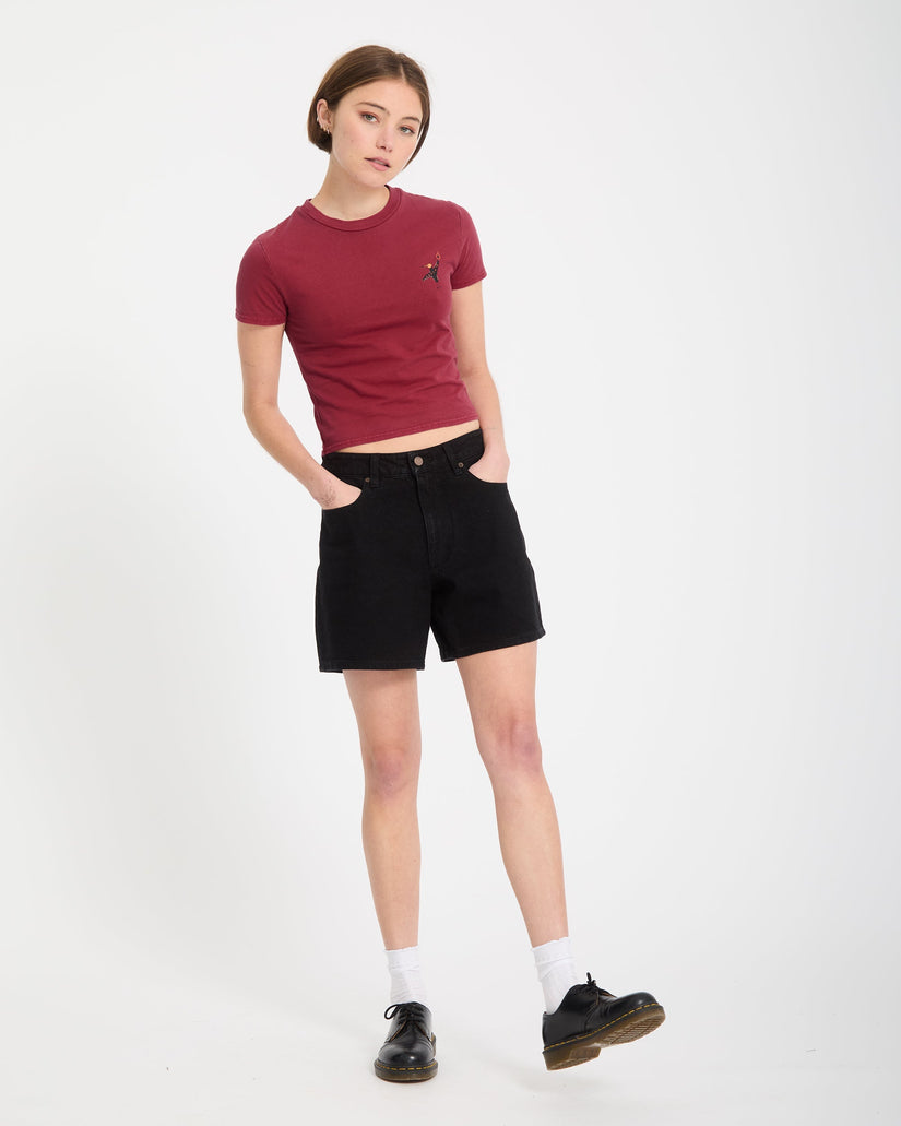 Moove On T-Shirt - Deep Red