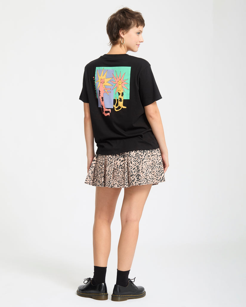 Radical Daze Up T-Shirt - Black