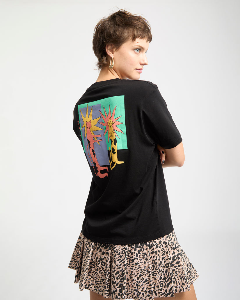 Radical Daze Up T-Shirt - Black