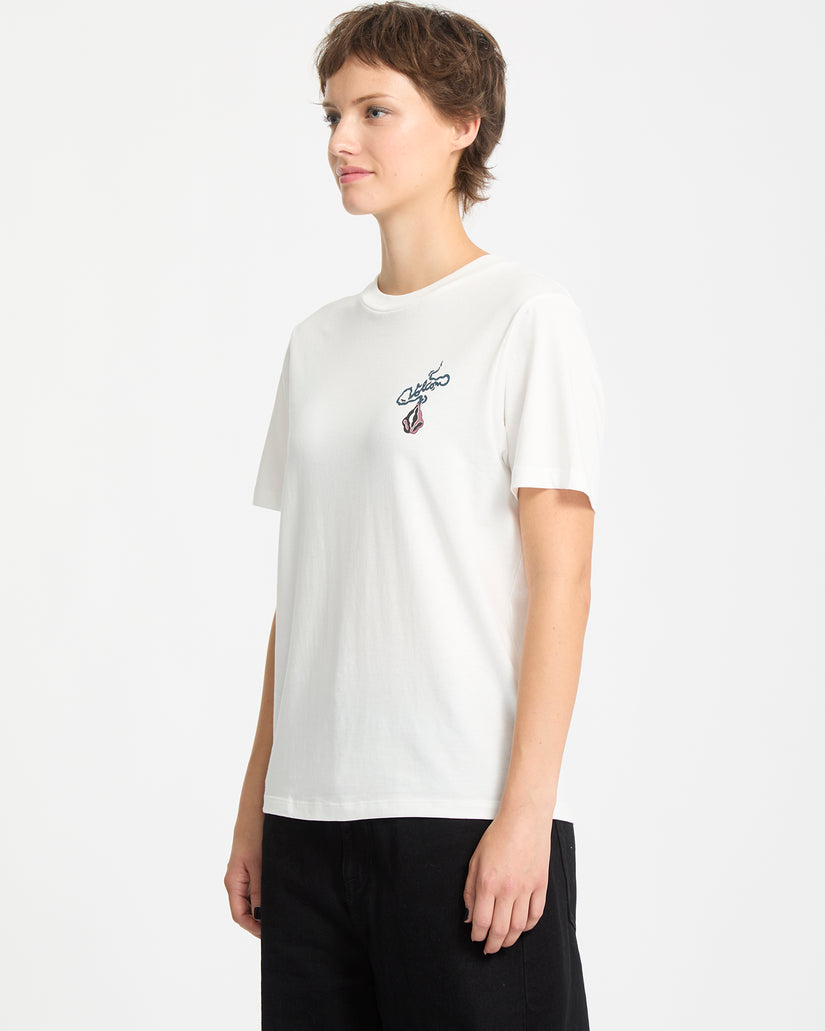 Radical Daze Up T-Shirt - Star White