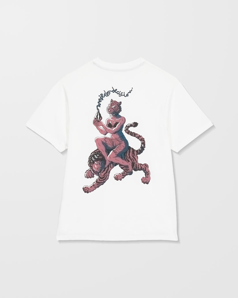 Radical Daze Up T-Shirt - Star White