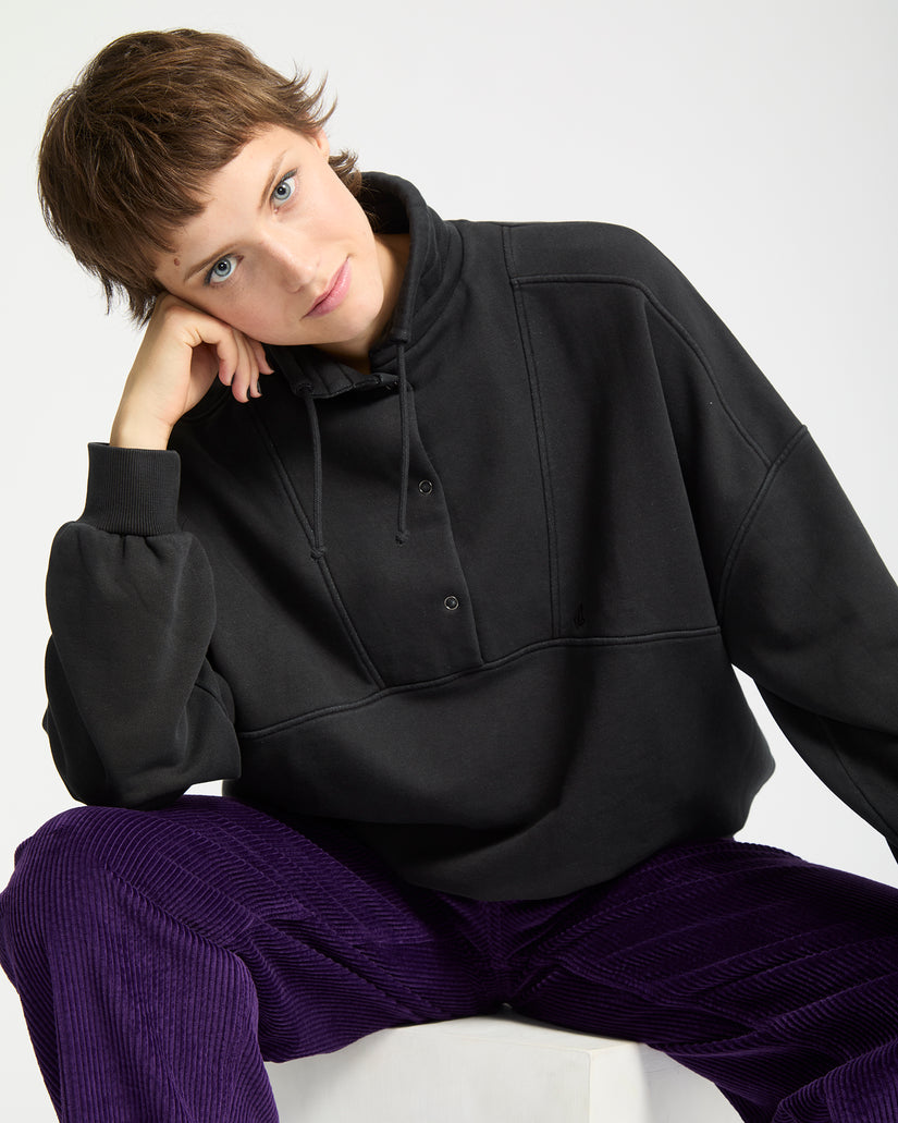 Reetrostone Sweatshirt - Vintage Black