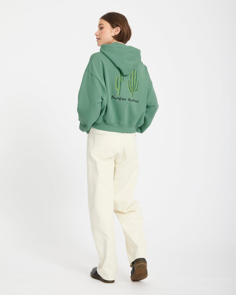 Mickey Mason Hoodie - Evergreen