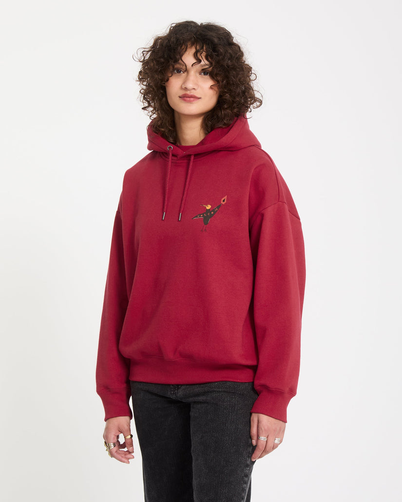 Moove On Hoodie - Deep Red