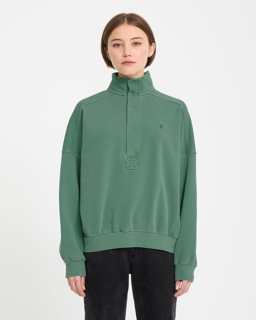 Reetrostone Up Sweatshirt - Evergreen