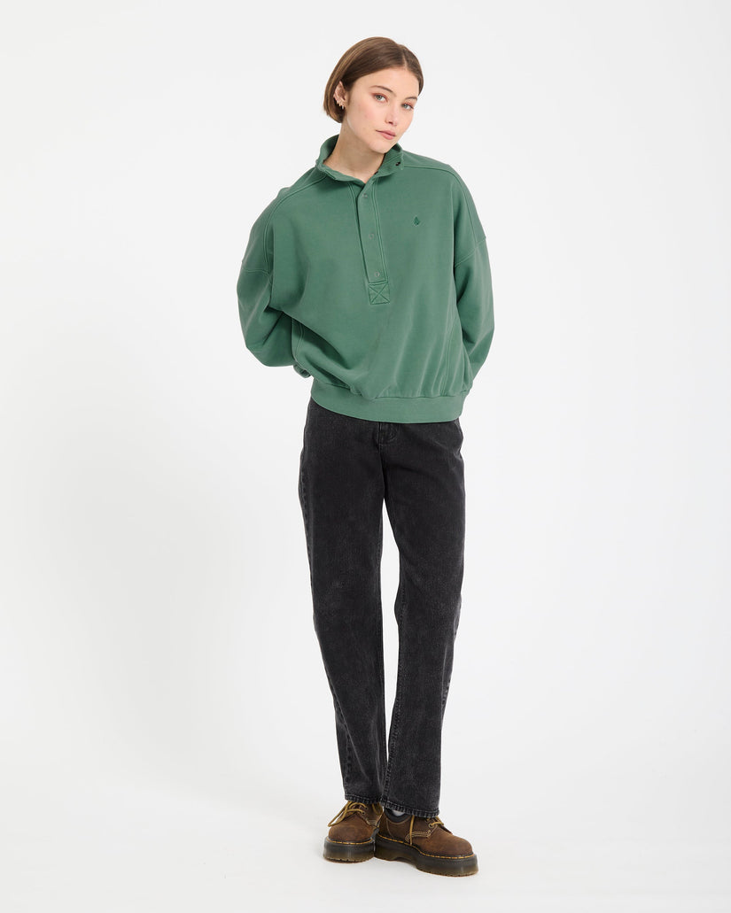 Reetrostone Up Sweatshirt - Evergreen