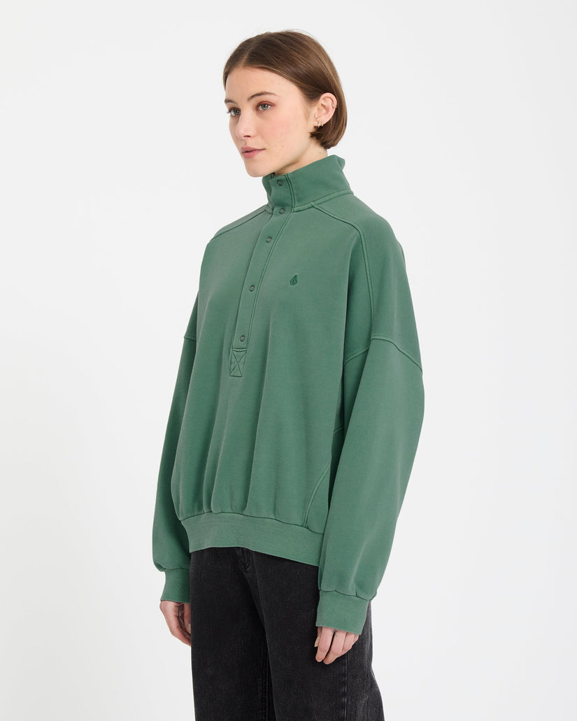 Reetrostone Up Sweatshirt - Evergreen