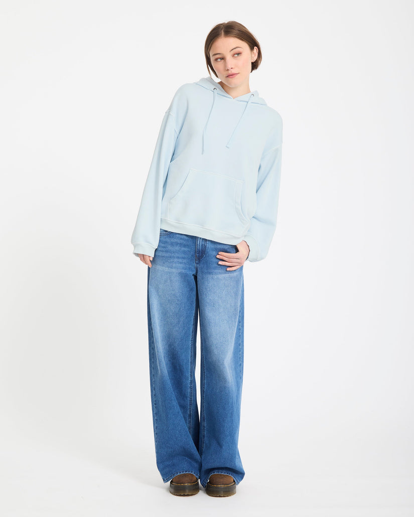 Stone Soft Hoodie - Light Blue Acid