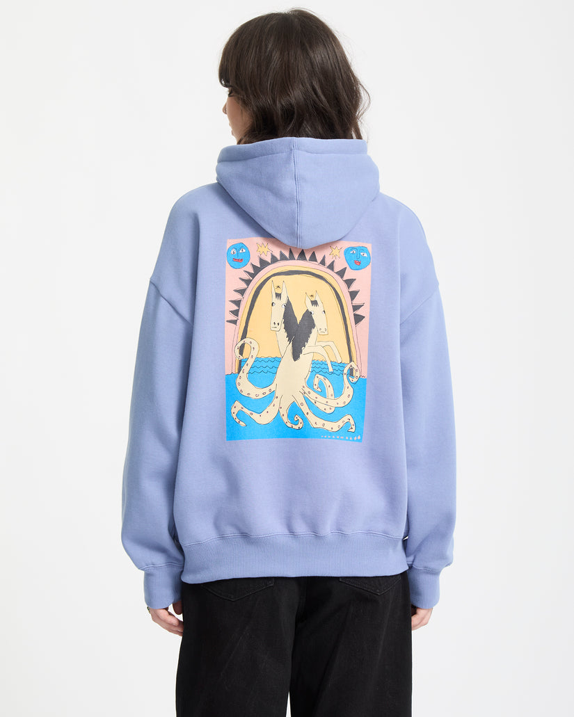 Moove On Hoodie - Carolina Blue