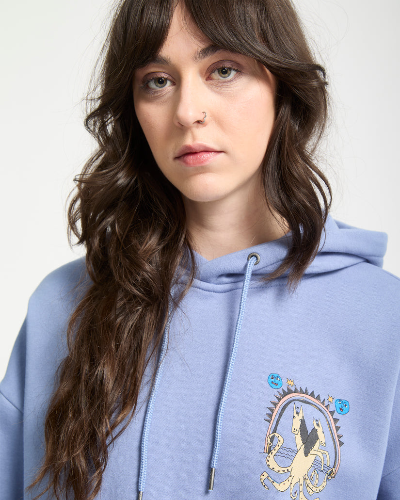 Moove On Hoodie - Carolina Blue