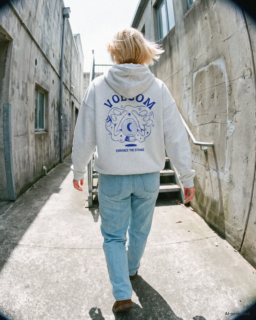 Moove On Hoodie - Bone Heather