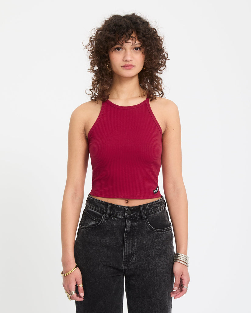 Leelee Tanktop - Deep Red