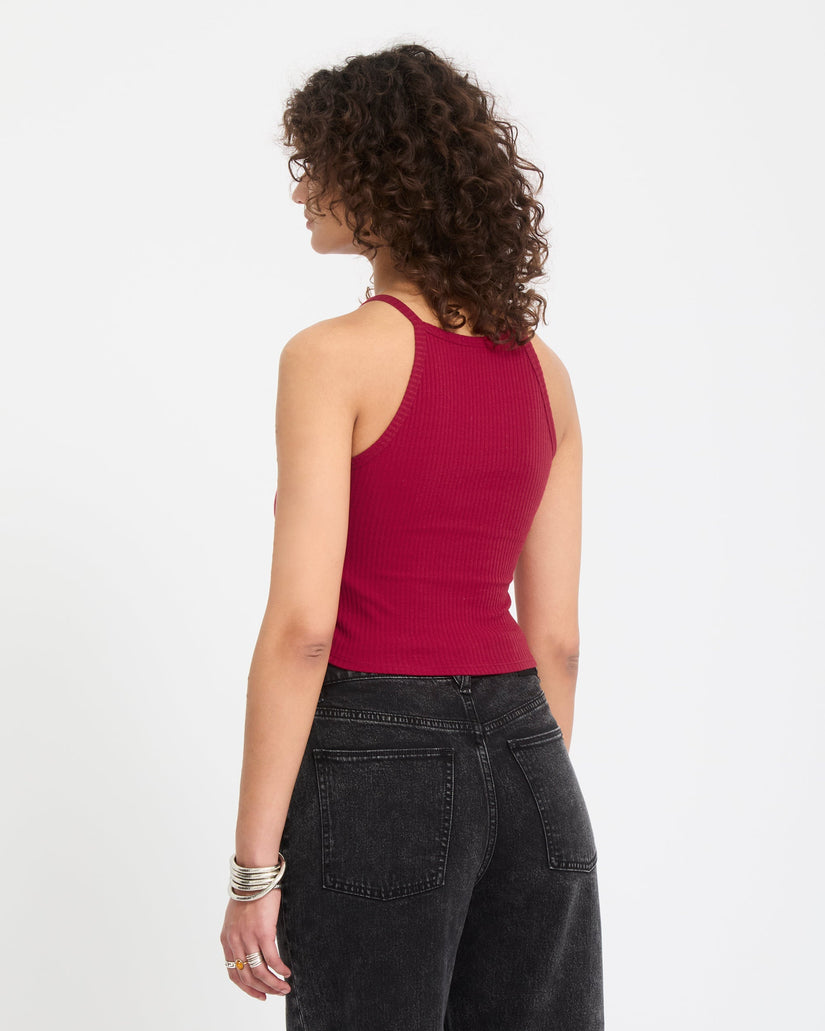 Leelee Tanktop - Deep Red