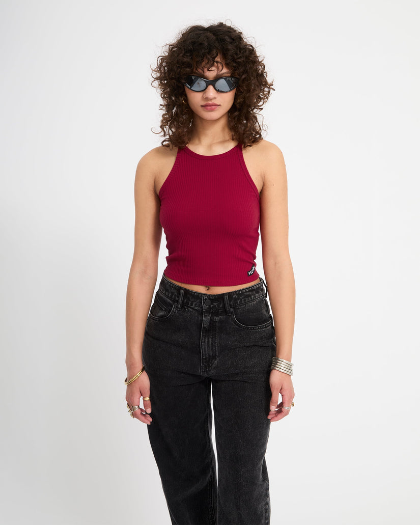 Leelee Tanktop - Deep Red