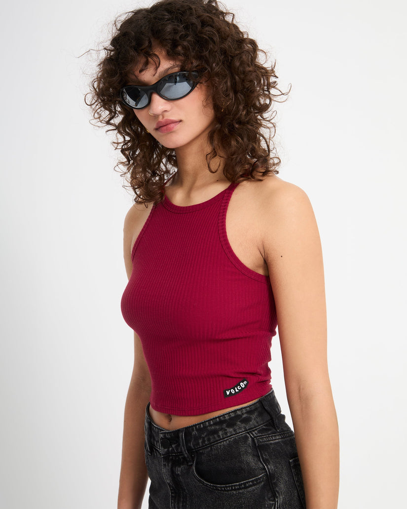 Leelee Tanktop - Deep Red
