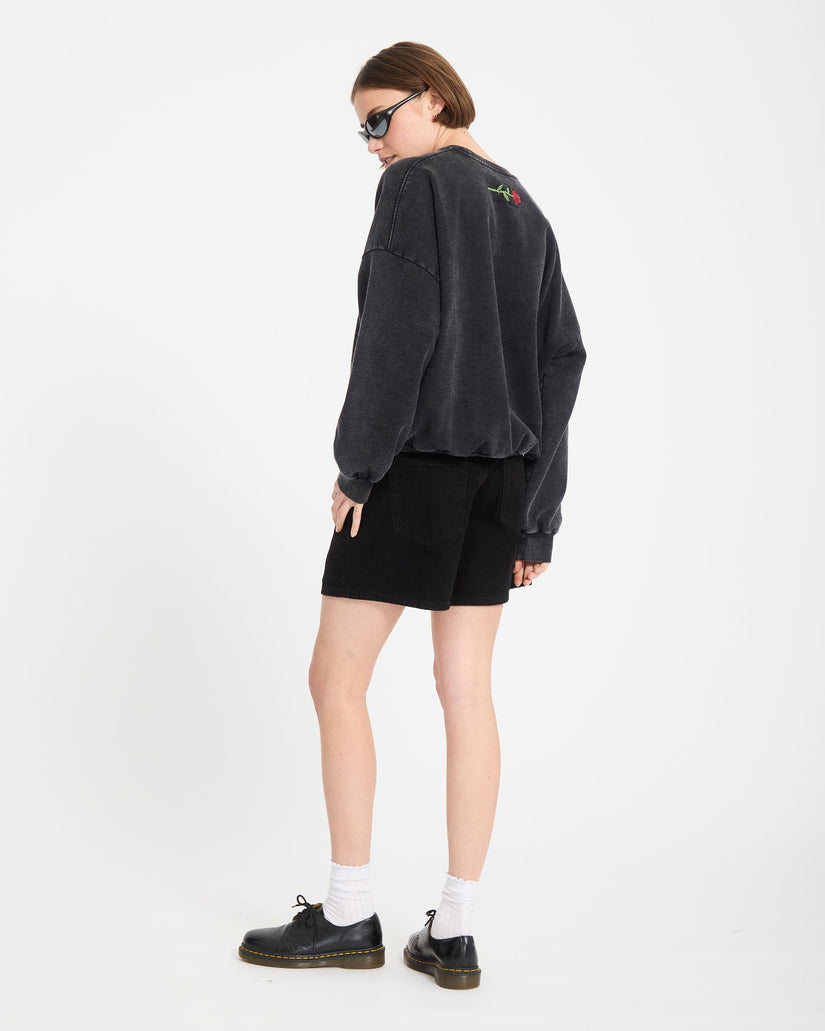 Mickey Mason Sweatshirt - Vintage Black