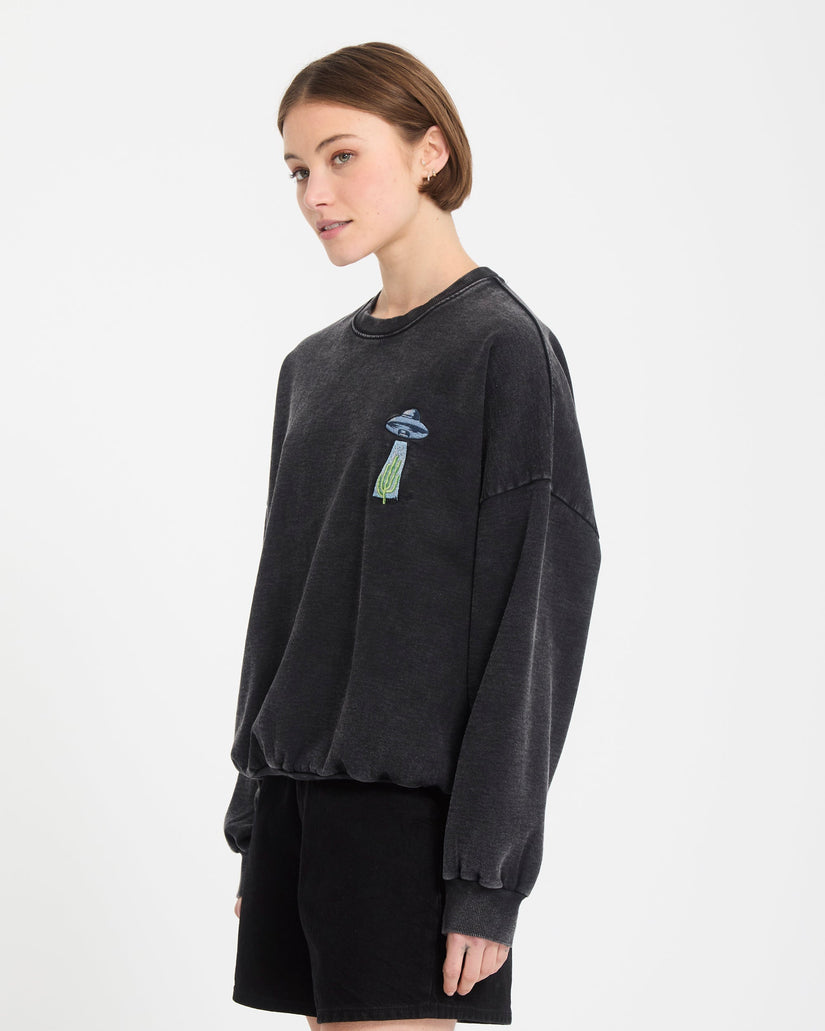 Mickey Mason Sweatshirt - Vintage Black