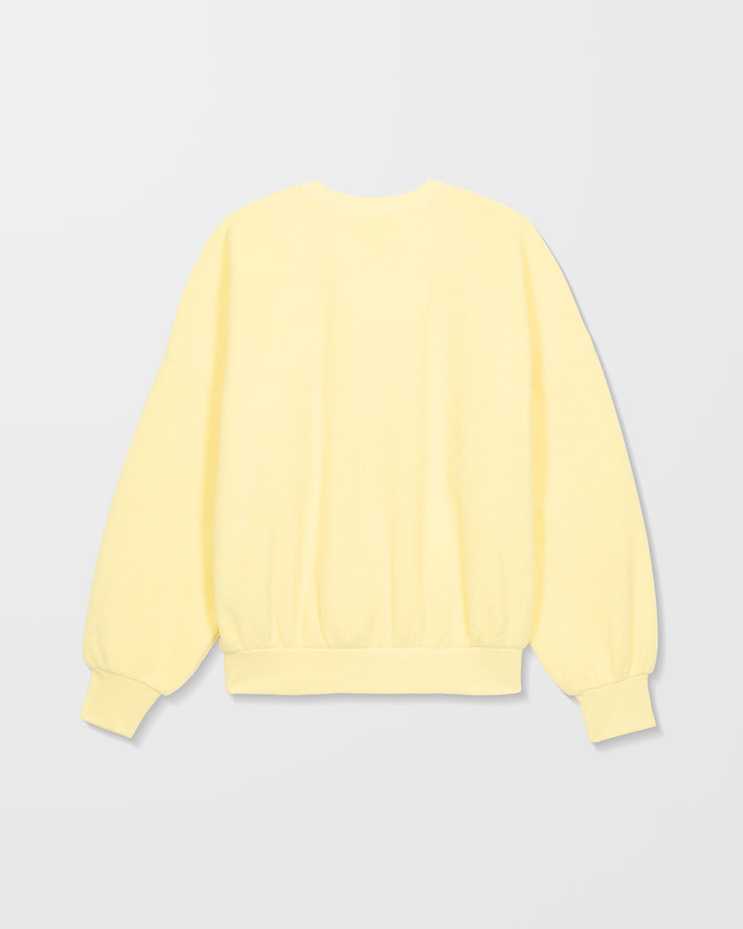Piou Sherpa Sweatshirt - Dawn Yellow