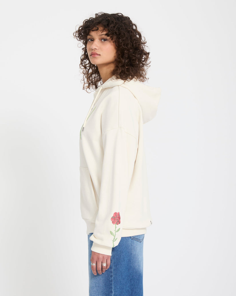 Mickey Mason Zip Up Hoodie - Off White
