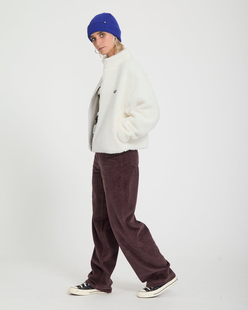 Wylding Out Sherpa Jacke - Off White