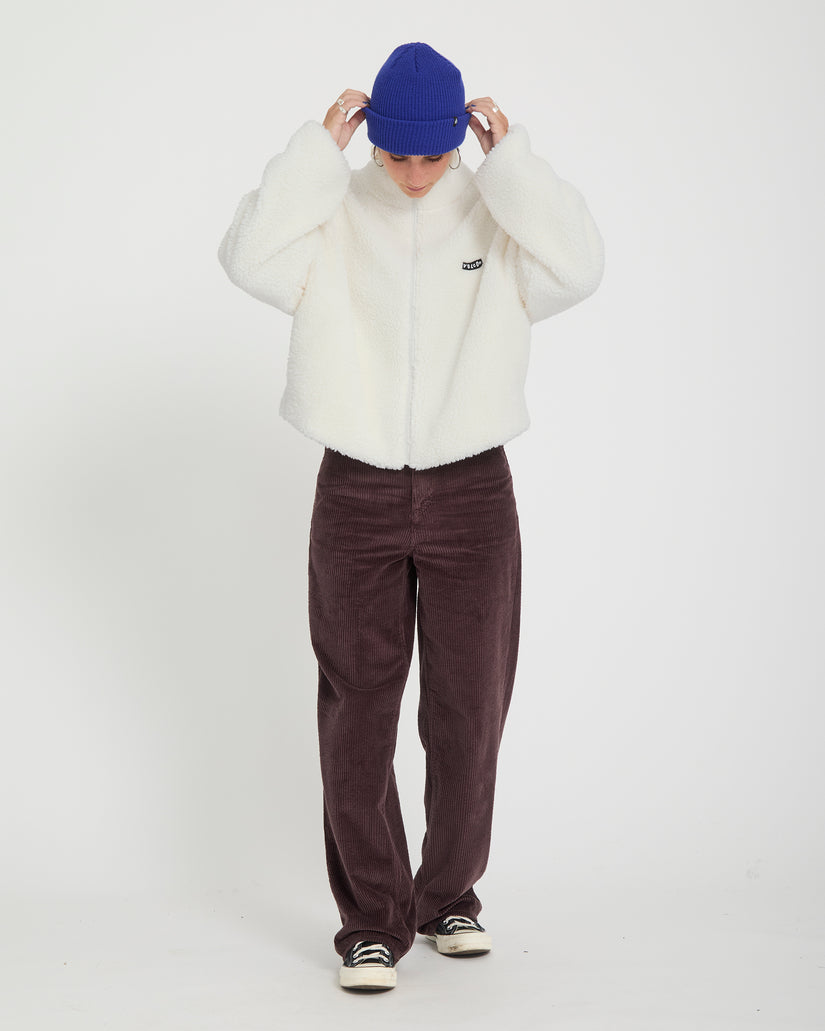 Wylding Out Sherpa Jacke - Off White