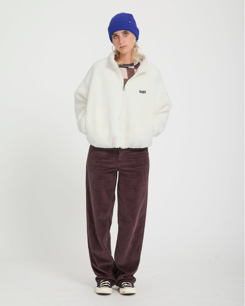 Wylding Out Sherpa Jacke - Off White