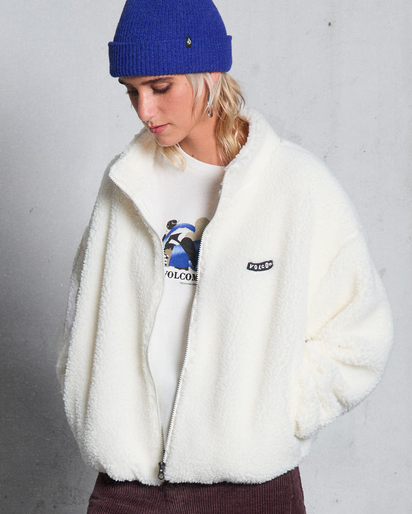 Wylding Out Sherpa Jacke - Off White