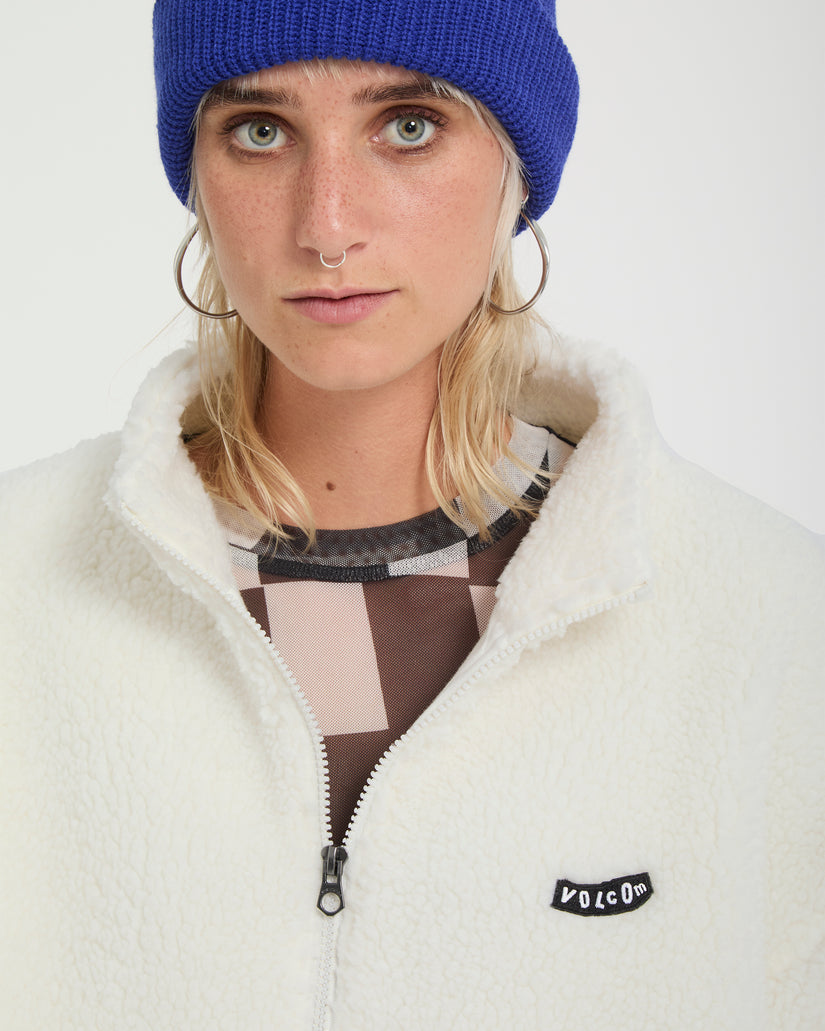 Wylding Out Sherpa Jacke - Off White