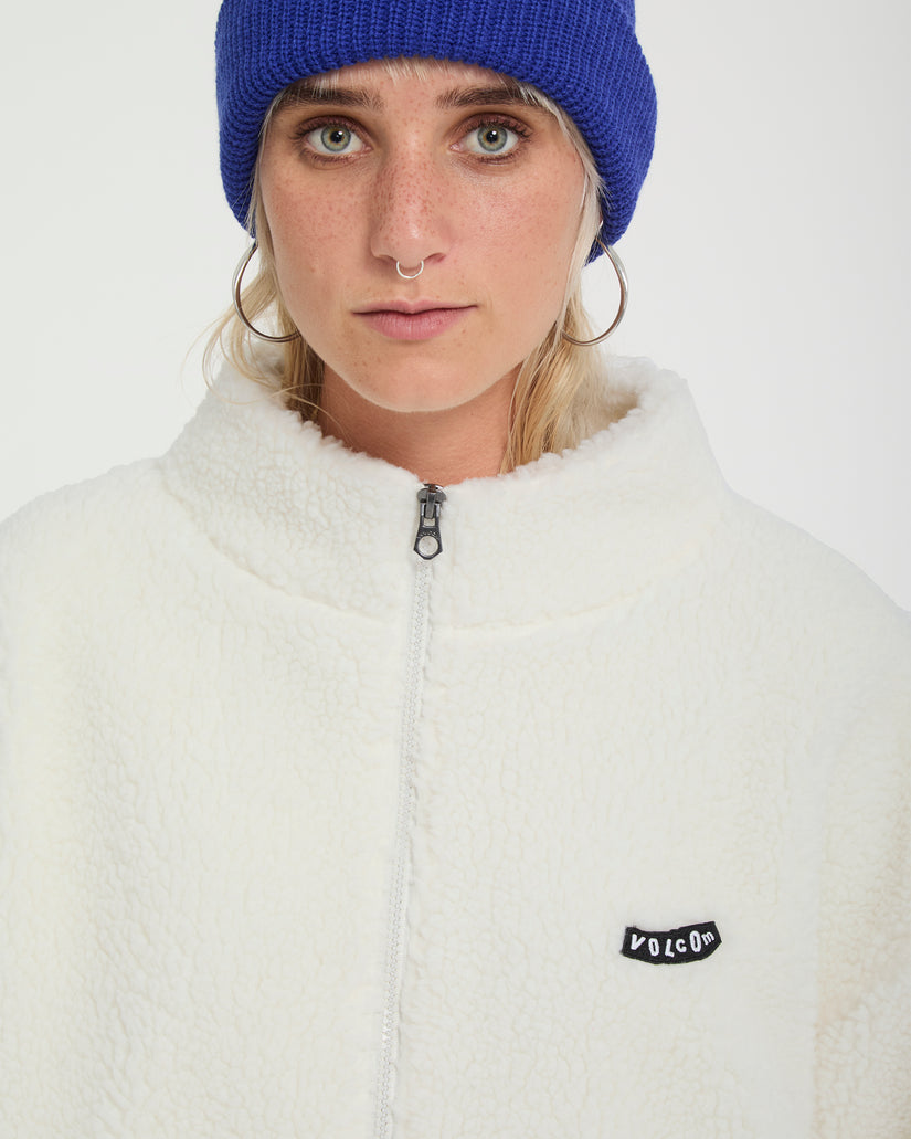 Wylding Out Sherpa Jacke - Off White