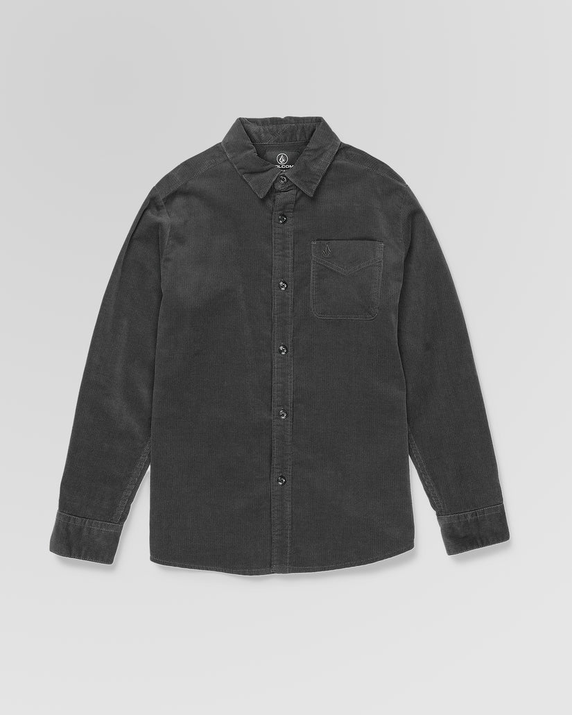 Zander Hemd - Asphalt Black - (KINDER)