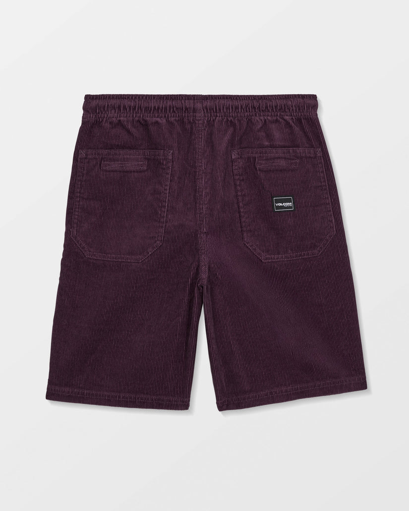 Outer Spaced Elasticated Waist Corduroy Shorts - Pistol Punch - (KINDER)