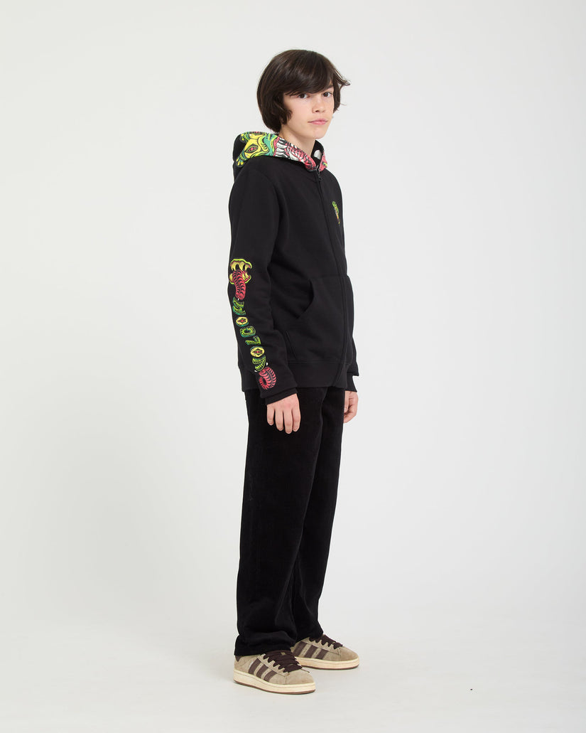 Freazy Loose Cordhose - Black - (KINDER)