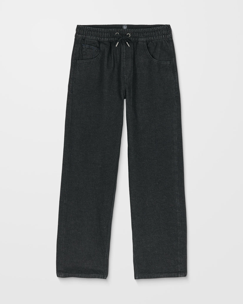Freazy Loose Fit Jeans - Black Wash - (KINDER)