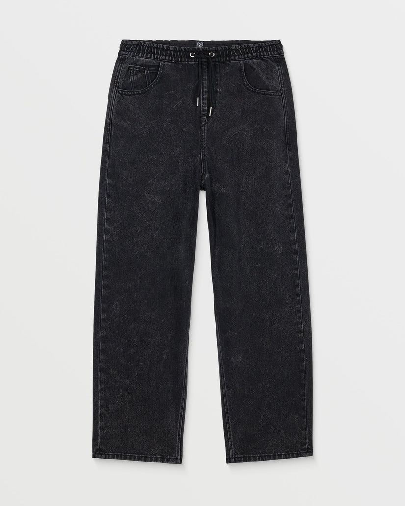 Freazy Loose Jeans - Blackity Black - (KINDER)