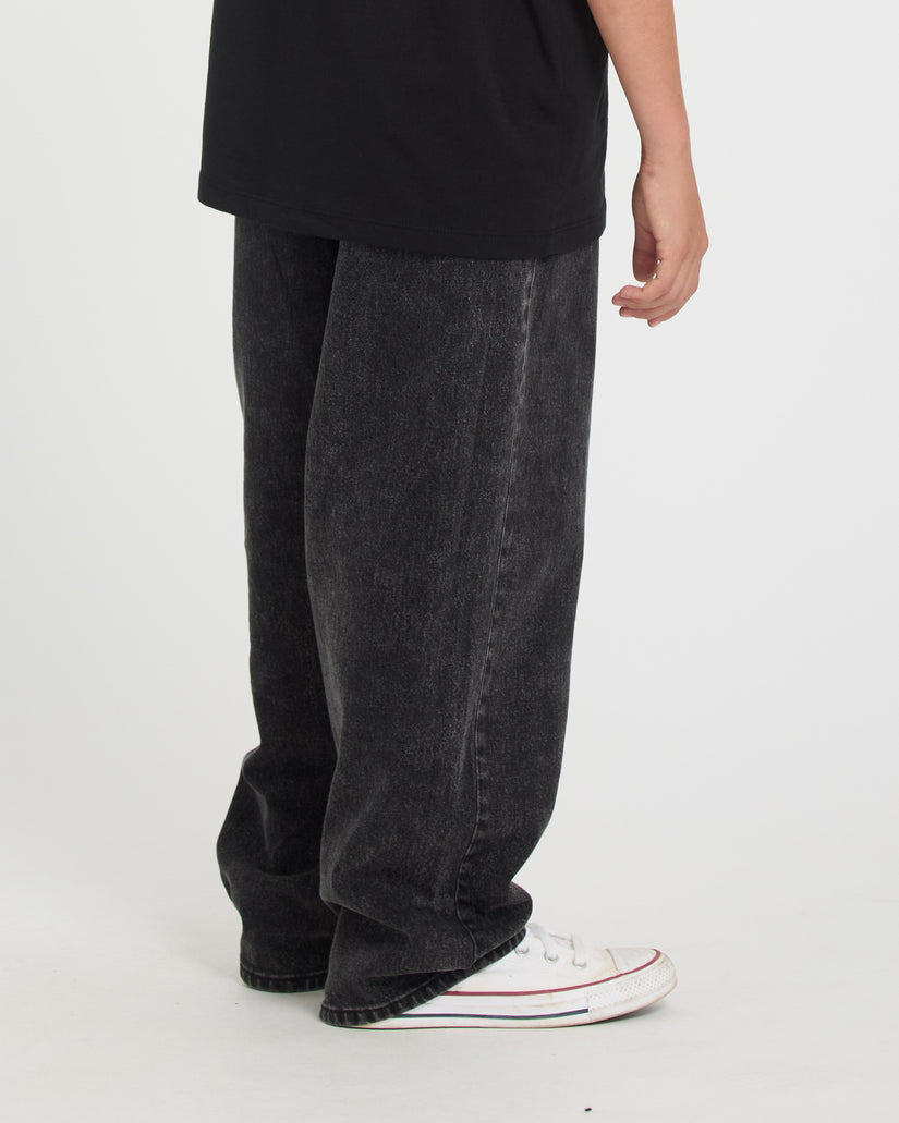 Freazy Loose Jeans - Blackity Black - (KINDER)