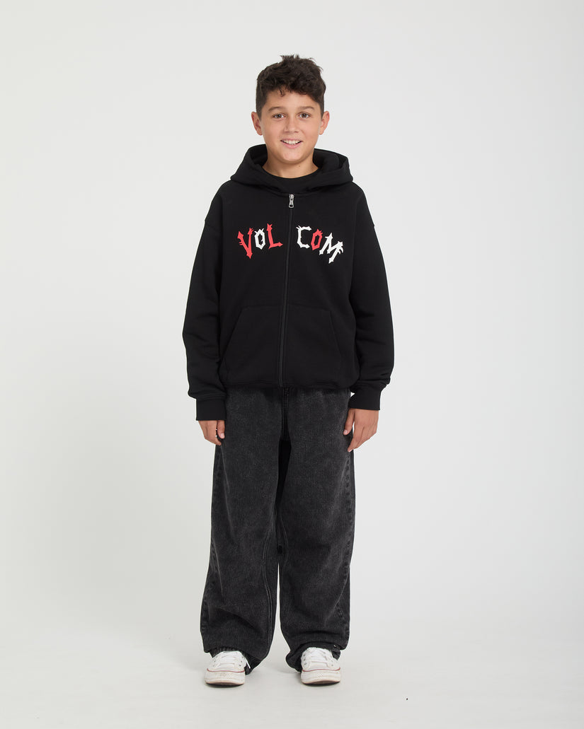 Freazy Loose Jeans - Blackity Black - (KINDER)