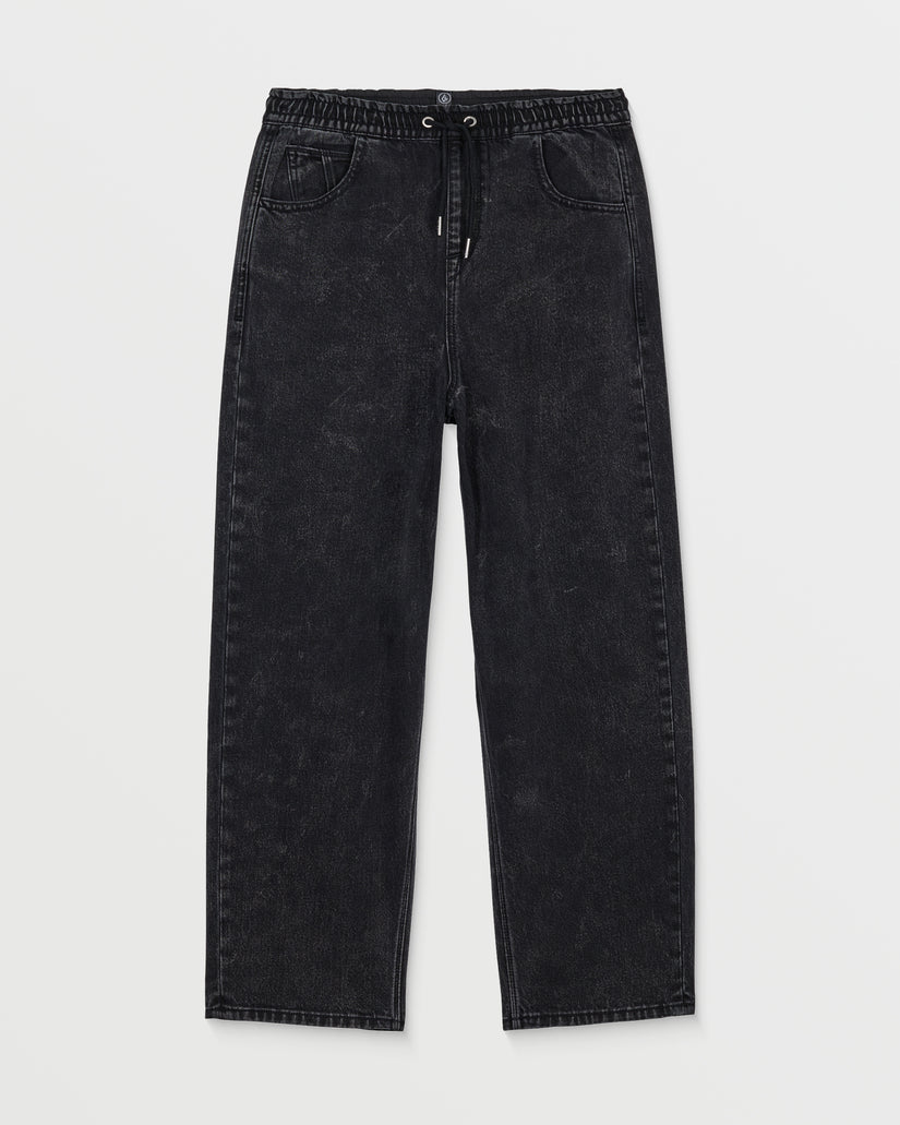 Freazy Loose Jeans - Blackity Black - (KINDER)