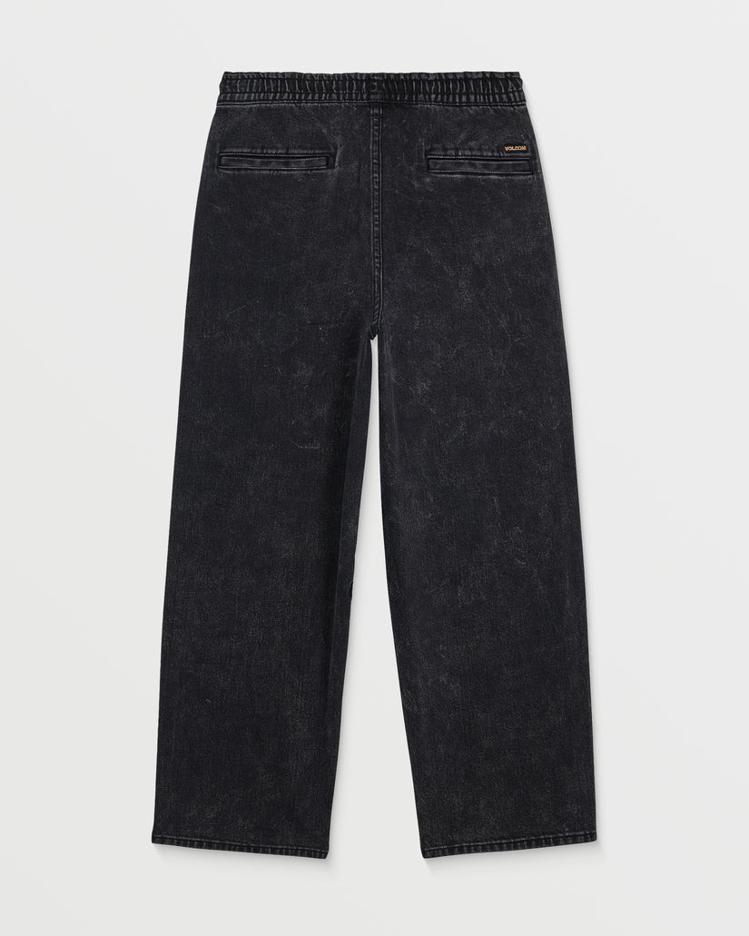 Freazy Loose Jeans - Blackity Black - (KINDER)