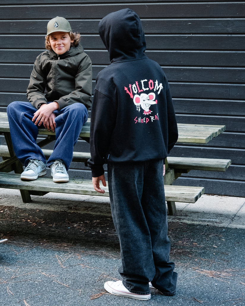 Freazy Loose Jeans - Blackity Black - (KINDER)